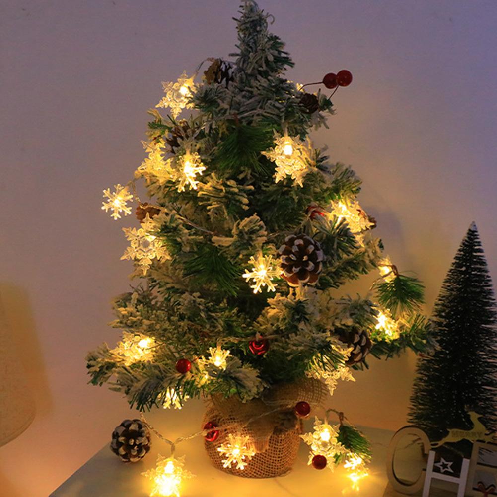 3M 30 LED Christmas Garland Battery Operated Christmas Garland Decoration Lights Xmas Lights New Year Holiday Party Decorations