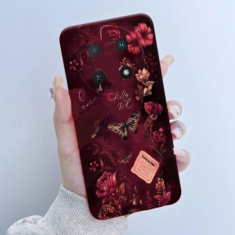 For Huawei Nova 12i Case Flower Girl Design Soft Silicone Phone Case for Huawei Nova12i 12 i 4G CTR-L81 L91 Nova 13i Cover Capa