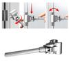 1pc Door Hinge Gap Adjusting Wrench Tool Upgraded Rolled Steel Jamb Hinge Jig For Home Door Install Maintenance