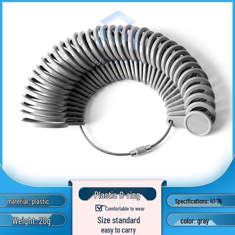 US Ring Sizer Tool - Plastic Finger Measurement for Ring Sizes