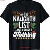 Sale On The Naughty List And I Regret Nothing Reindeer Christmas T Shirt S 5xl Vintage Stretched Casual Graphic Vintage