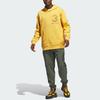 Adidas Sweatshirts Men's Yellow Hooded Moderate Regular HZ3235