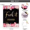 Fu-ck It 2026 Calendar for Tired-Ass Women, 2026 Fu-ck It Wall Calendar for Tired Women, Humor Hanging Month Calendar,Hanging Calendar for Home