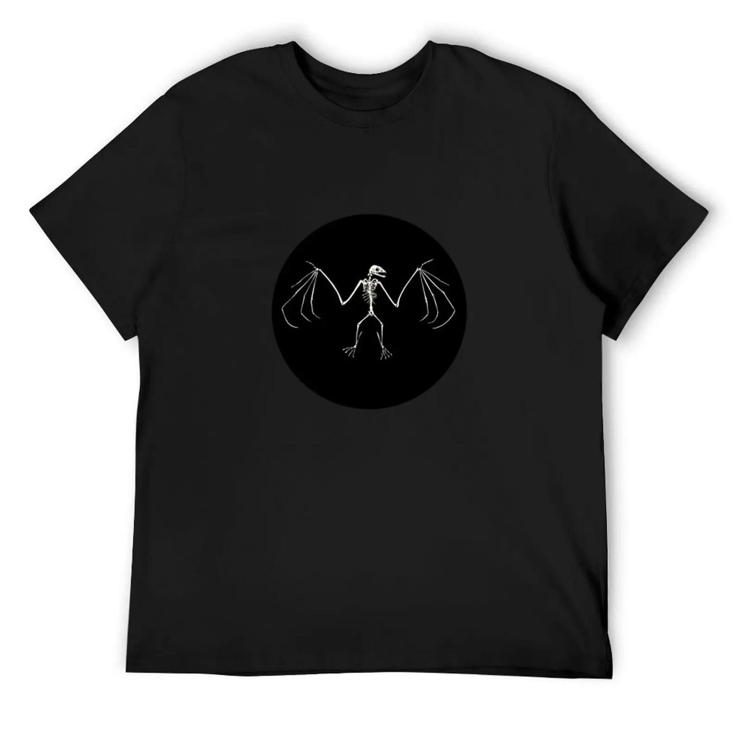 

Bat Skelleton T-Shirt quick-drying Aesthetic clothing baggy shirts quick drying funny t shirts men XXXXXL