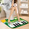 Elektrische Tastaturmatte Toilettenklavier mit Anti-Rutsch-Rückseite, Wasserdichte Elektronische Matte mit Automatischer Abschaltung, Zehentipp-Bodenmusik für Badezimmer