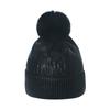 Autumn and Winter Bronzing Wool Hat Colorful Metal Hip-hop Street Hairball Knitted Hat Men and Women