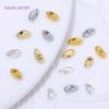 18K Gold Plated Irregular Spacer Beads For Bracelet Making Finding,Separator For Beads,Brass Loose Beads,Supplies For Jewelry