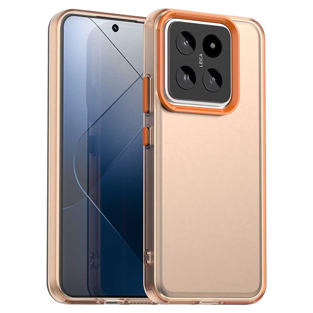 For Xiaomi 14 Case PC+TPU+PET Matte Anti-Drop Phone Back Cover C