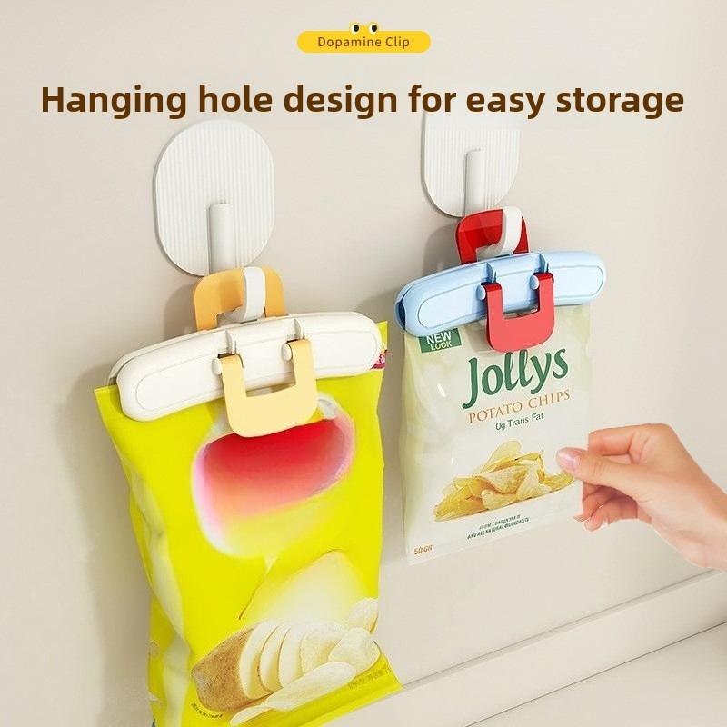 Snack Freshness Keeper Bag Clips Sealing Clamp Plastic Sealer For Chips Food Storage Kitchen Organization Tool