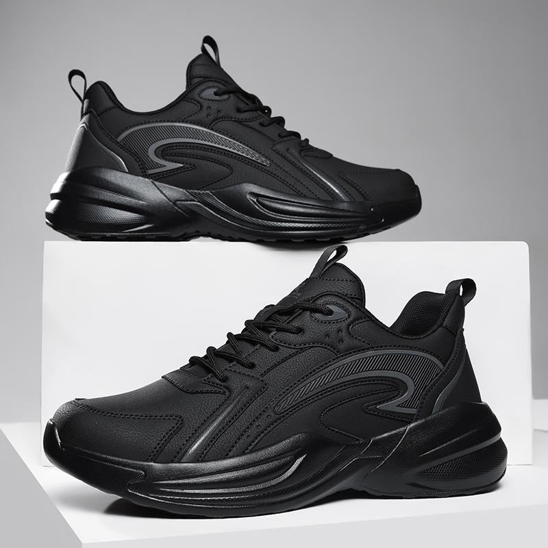 Stor storlek sportskor herrskor vår och höst nya mode casual mångsidiga andningsbara löparskor utomhus slitstarka skor