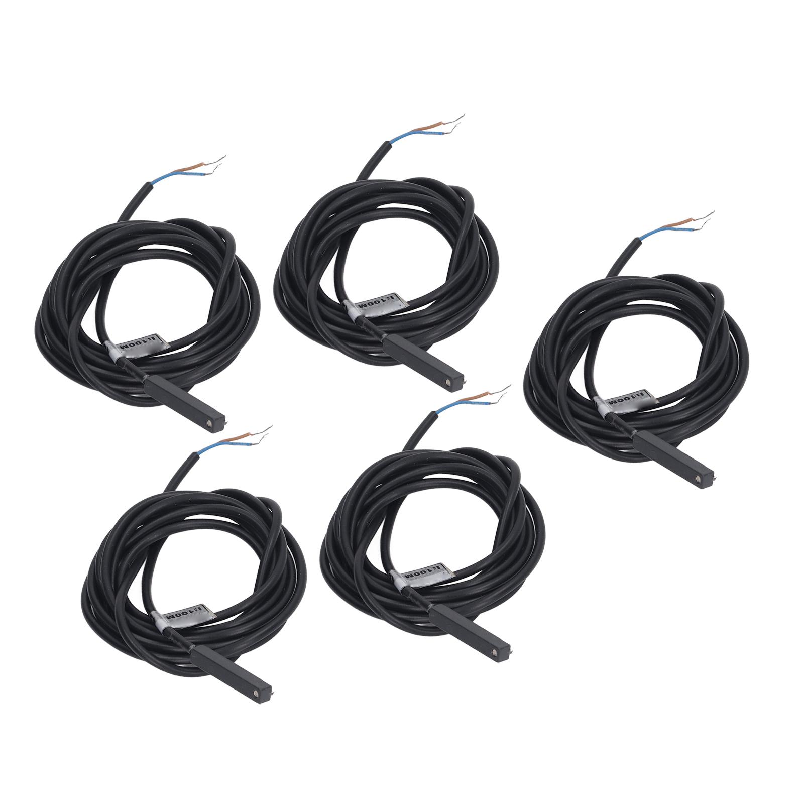 

5Pcs Magnetic Sensor Switch Inductive High Frequency ABS 2 Wire NO 100mA AC DC 5‑240V