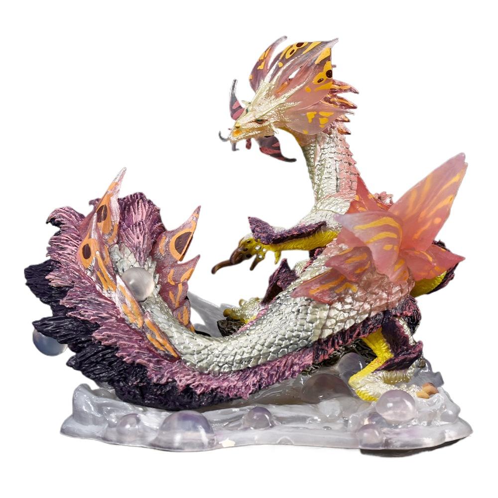 Monster Hunter Spiel Nergigante World Ice Uralter Drache PVC Actionfigur Anime Figur Auslöschungsdrache Modell Spielzeug Puppe Geschenk