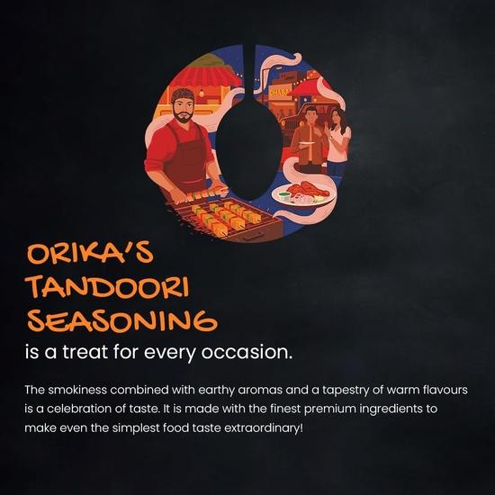 Orika Tandoori Marinade (Pack of 3, 85 / 75 G Each)
