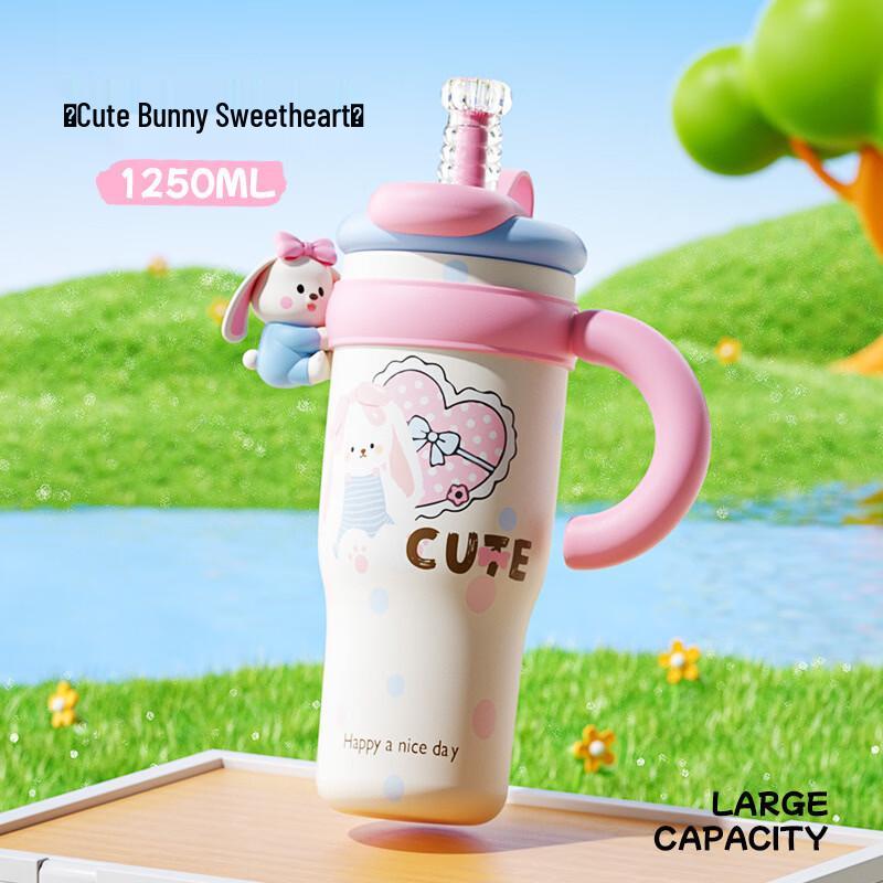 

Portable Ceramic Coated Straw Cup