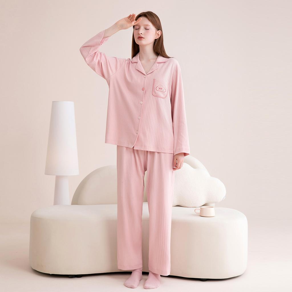 Fenteng Women's Pure Cotton Sleepwear Set