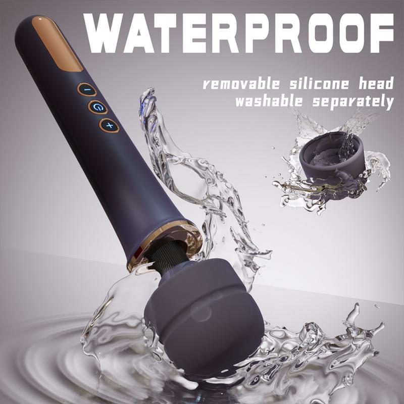 Mocny Masażer 10 Prędkości Potężny Duży Wibrator Ręczny Bezprzewodowy Magiczna Różdżka Wibrator Wibratory na Klitoris Seksualna Zabawka dla Kobiet 18+