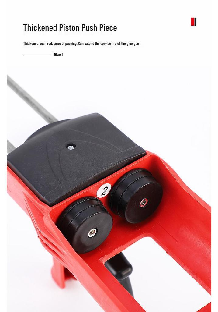 Double Tube Grout Gun: Plastic, Labor-Saving Glue Applicator