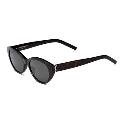 Classic Logo Decorated Oval Sunglasses Women Sunglasses Dark-Tortoise 822276-Y9956-2338