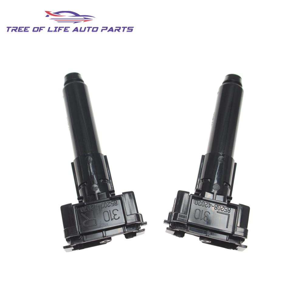 8520842070 8520742070 Front Bumper Headlight Washer Spray Nozzle Jet Cover For Toyota RAV4 XA50 -2024 8535342010 85354-42010