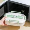 Panda 1.55L 4-Compartment 304 Stainless Steel Insulated Bento Box Set
