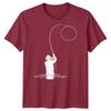 Fishing Fly Fishing Unisexs TShirt Angler Outdoor Hobby Tee