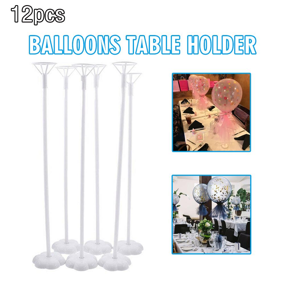 

Kell 12pcs Balloons Table Stand Holder Baby Shower Kids Birthday Party Wedding Decoration