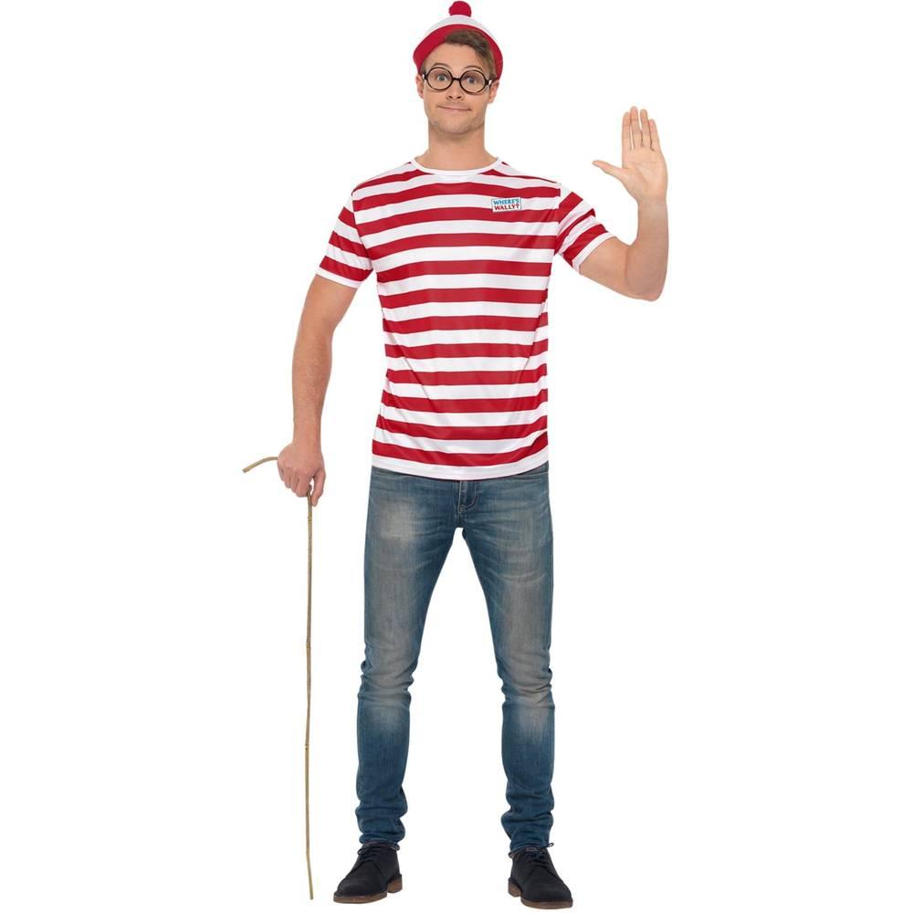Wo ist Wally? Unisex-Kostümset für Erwachsene