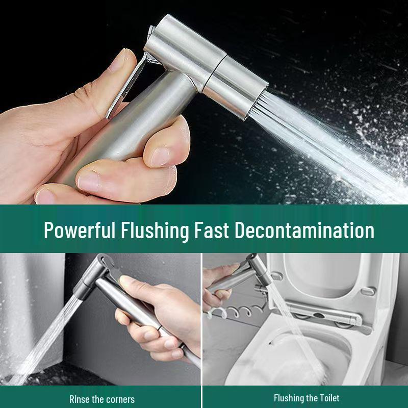 Pistol de pulverizare bideu de baie de înaltă presiune și duză de spălare