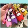 Cute Among Us Keychain Silicone Cartoon Accessory Perfect For Gifting And Collecting