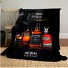 Jack Daniel's Tennessee Whiskey Plush Blanket Soft Comfortable All Seasons blanket Sofa Office Naps blanket Outdoor Travel throw Perfect Gift