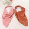 Vintage Cute Hair Accessories Women Candy Color Triangle Hair Scarf Bandana Headwrap Turban