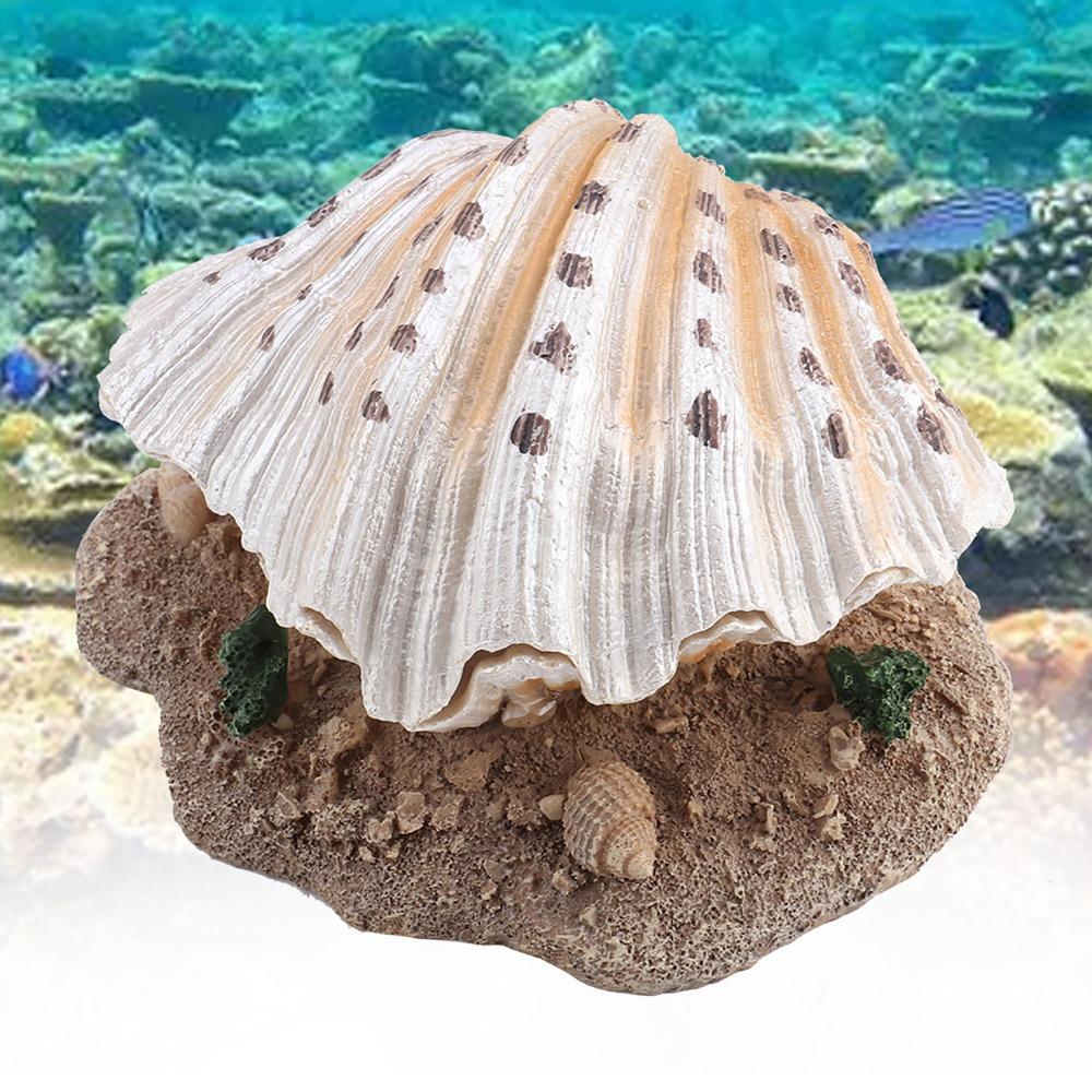 Shell Fish Tank Shell Decor Bubble Decoration Aquarium Ornaments Tank Landscaping