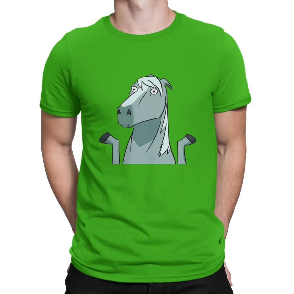 Centaurworld T-Shirts für Pferde Simplicitys Vintage Reines Baumwoll-T-Shirt Rundhals Kurzarm T-Shirts Sommerkleidung Unisex