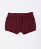 SCULPTOR Snowflake Knit Shorts Ladybug
