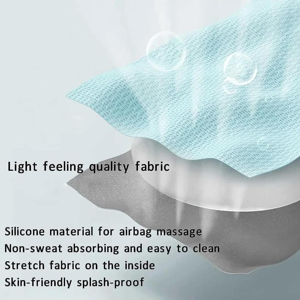 Electric Head Massager with Airbag Pressure Heating 360 Degree Wrapping Scalp Massager for Deep Relaxation and Stress Relief