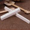 Set Dado/Sellette per Chitarra Classica a 6 Corde - Parti Ponte in Osso di Bue Dimensioni 80mm/52mm per Acustica, Tono Bianco Avorio