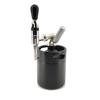 5l Beer Keg Mini Keg Tap Dispenser, Matte Black Growler Barrel Carbonated Co2 Charger Brewing Easy Storage Craft Beer Equipment