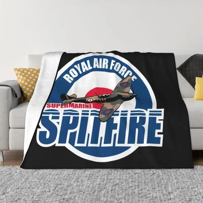 Flying Fortress Fighter Blanket Pilot Plane Thermal Soft Flannel Blanket Portable Travel Blanket
