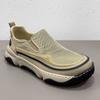 YRZL Anti Slip Loafers Shoes Men Breathable Mesh Casual Shoes Lightweight Walking Slip Sports Shoes Comfortable Trendy Footwear