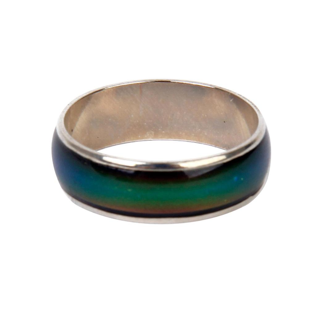 Kids Children Emotion Feeling Mood Body Temperature Color Changeable Funny Magic Ring Gift US Size