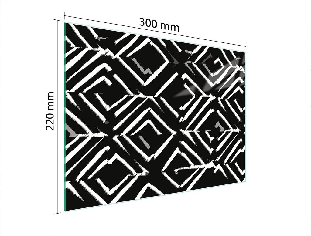 SZKLANA DESKA DO KROEJNIA 30x22 WZÓR