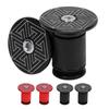 1 Pair of Handlebar Grip End Caps Aluminum Alloy Universal Bar Plugs for Mountain Road Cycling