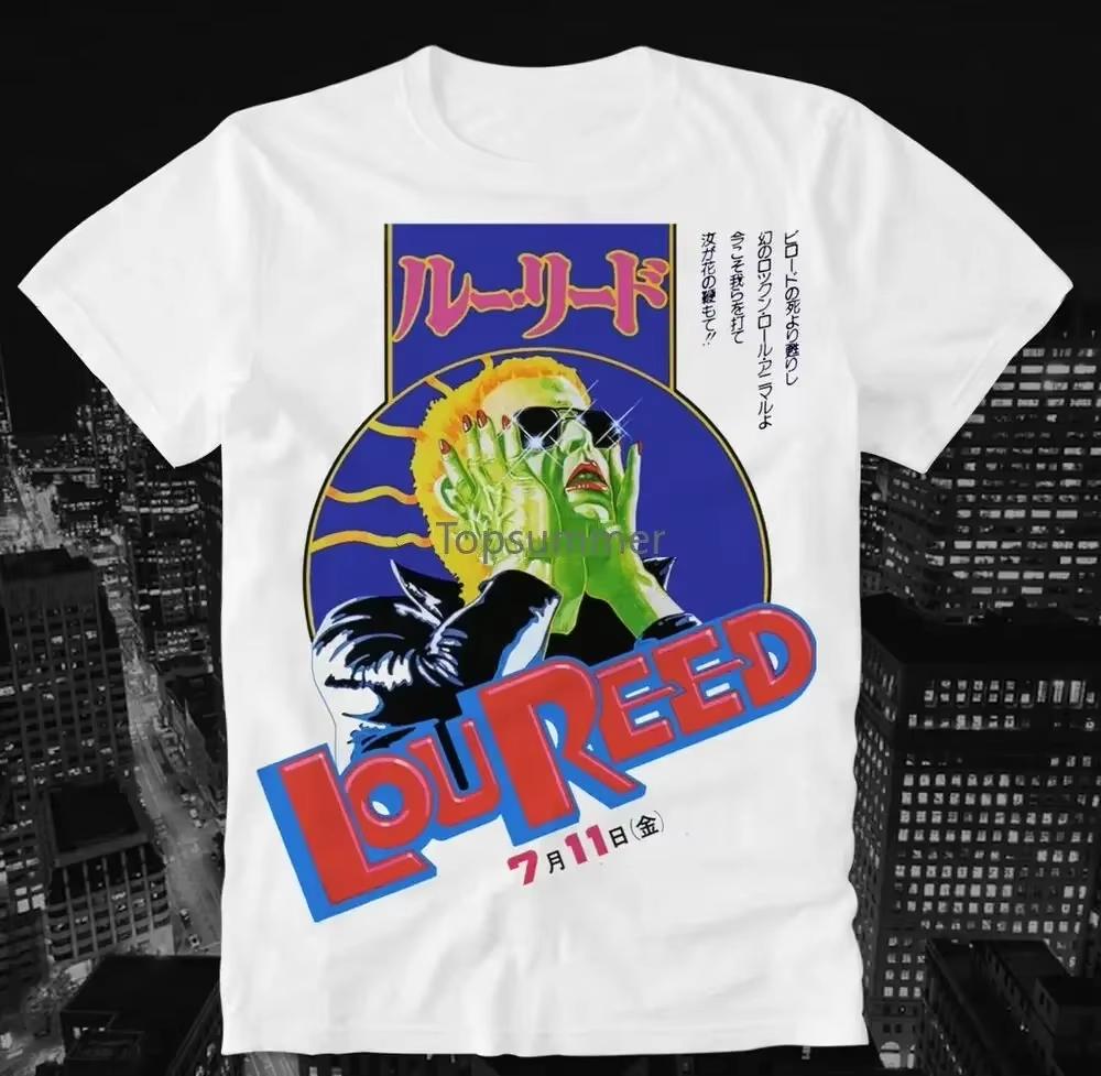 TShirt Lou Reed Velvet Underground Glam Rock Retro Japan Japanese Vintage Retro S