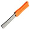 Folding Sharpener FanShaped DoubleSide Knife Blade Kitchen Sharpener Grinder Tool(Black )