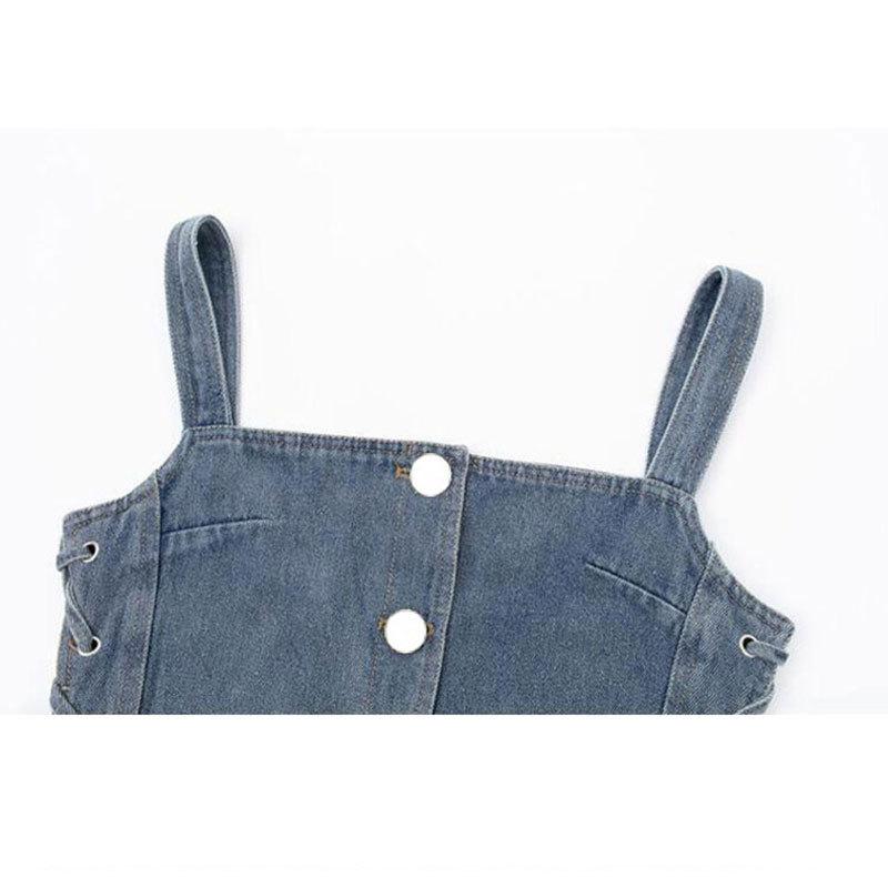 Stylish Elegance Fashion Female Business Casual Vest Cowboy Careful Camisole Outer Inner Design Short Strappy Top Vest Women for Cool Girl