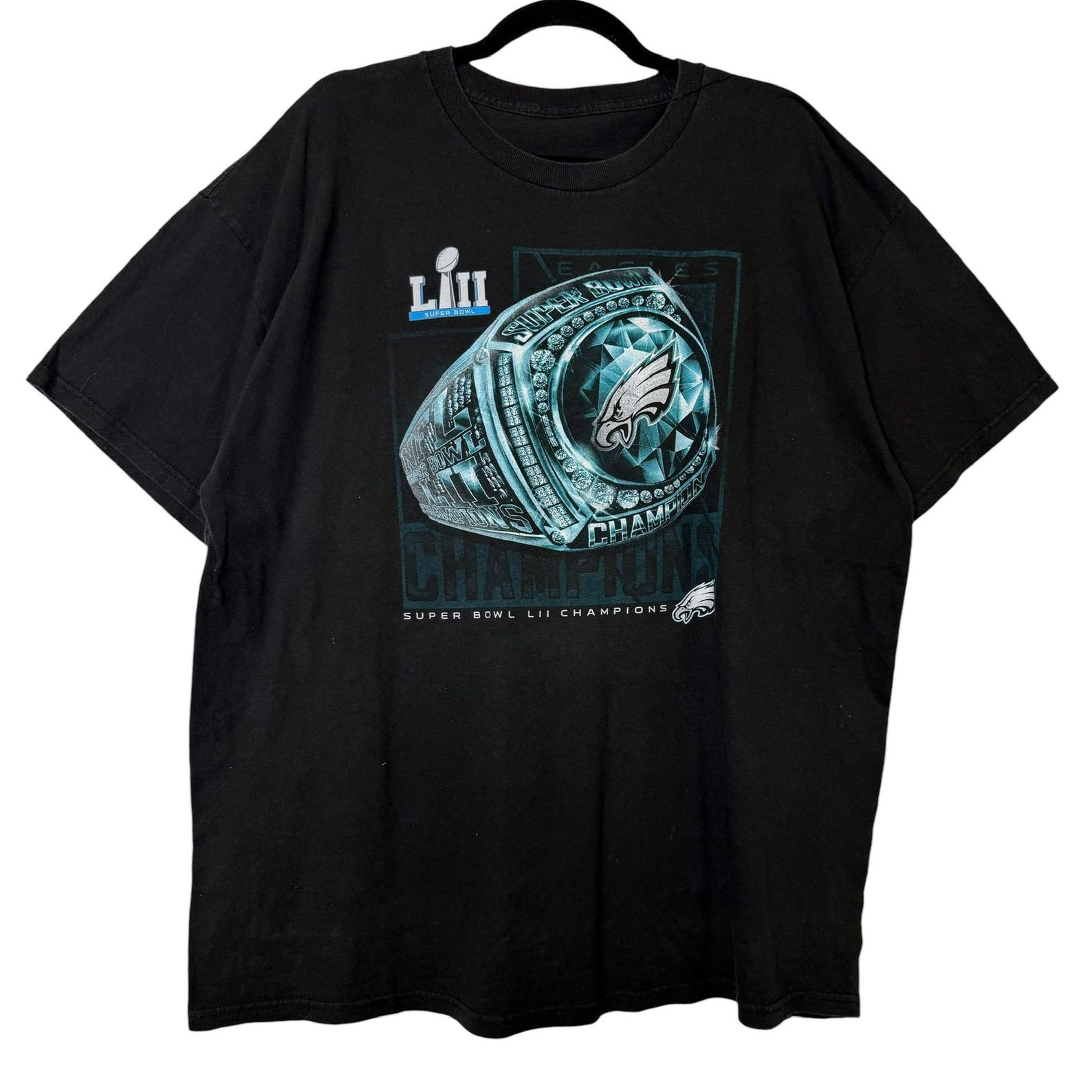 2017 Philadelphia Eagles Super Bowl Ring T shirt (B2108) M