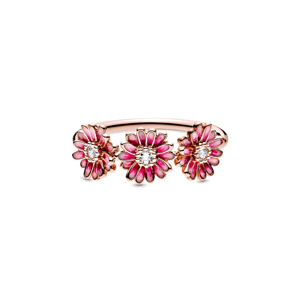 Pandora Anello a Tre Margherita Rosa Oro Rosa Anelli da Donna 188792C01