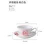 200ML Bow Ceramic Coffee Cup and Saucer Tableware Set Cute Girl Heart Cup and Saucer Set Afternoon Tea Latte Birthday Gift