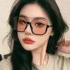 Trendy Polygonal Punk Sunglasses Oversized Goggle Advanced Sense One Piece Large Frame Sun Glasses New Steampunk Eyewear UV400