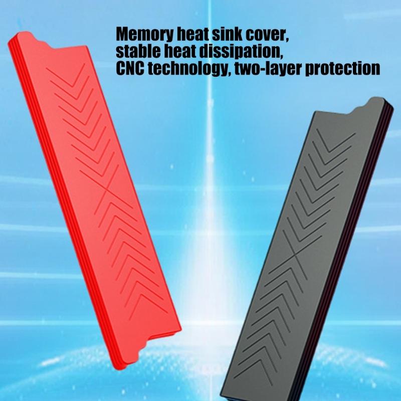 Easy Installation Aluminum RAMs Heat Spreader with Snap On Design for Fast Mounting and Optimal Heat Transfer